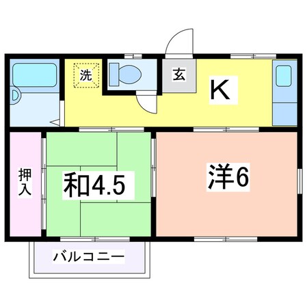 ラルゴ恵の物件間取画像